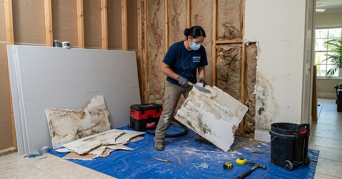 Drywall First Fix Drywall Replacement After Water Damage: When to Repair vs. Replace ...